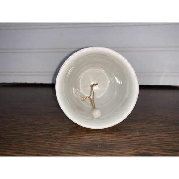 Bell with Christmas Tree White 5” X 3” - Picture 4 of 4